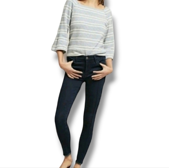 Pilcro and the Letterpress Denim - Anthropologie Pilcro And The Letterpress Mid-Rise Skinny Jeans - Size 29